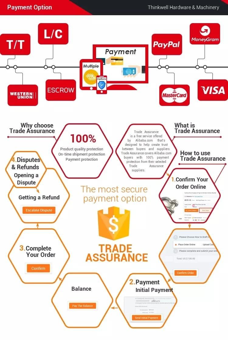 G43 Zinc Plating Trailer Safety Chain with Clevis Slip Hook