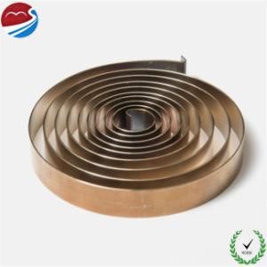 High Quality Durable Round and Flat Wire Spiral Spring for Retractable with Spool