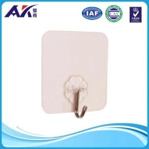 Transparent Super Heavy Duty Hooks, No Scratch Adhesive Hooks Pack with Electrostatic Adherence