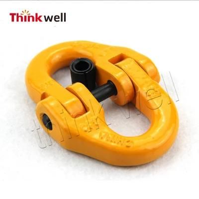 G80 European Type Forging Steel Red Painted Chain Coupling Link