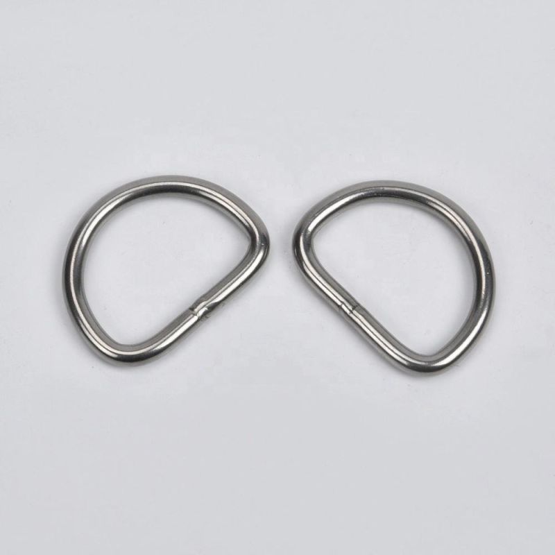 Marine Hardware Polished Stainless Steel AISI304 AISI316 A2 A4 Welded D Ring