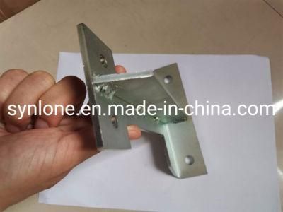 Cutting and Welding Galvanized Motor Bracket for Electrical Accessories