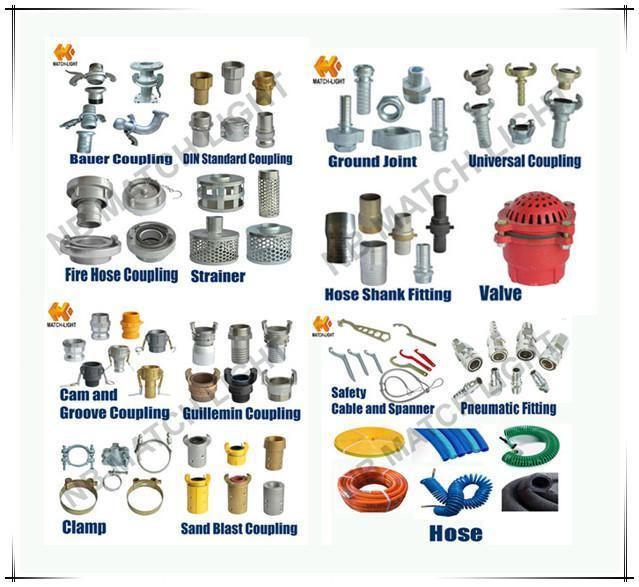 Round Clamps Types Carbon Steel -Zn Plated Double Bolt Clamp