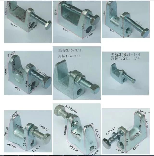 Hot Selling Hot DIP Galvanized Beam Clamp Supply Sufficient Adjustable Beam Clamps