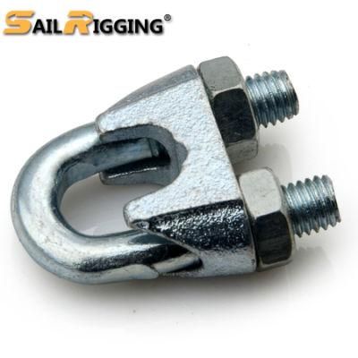 Galvanized Adjustable DIN741 Malleable Wire Rope Clamp