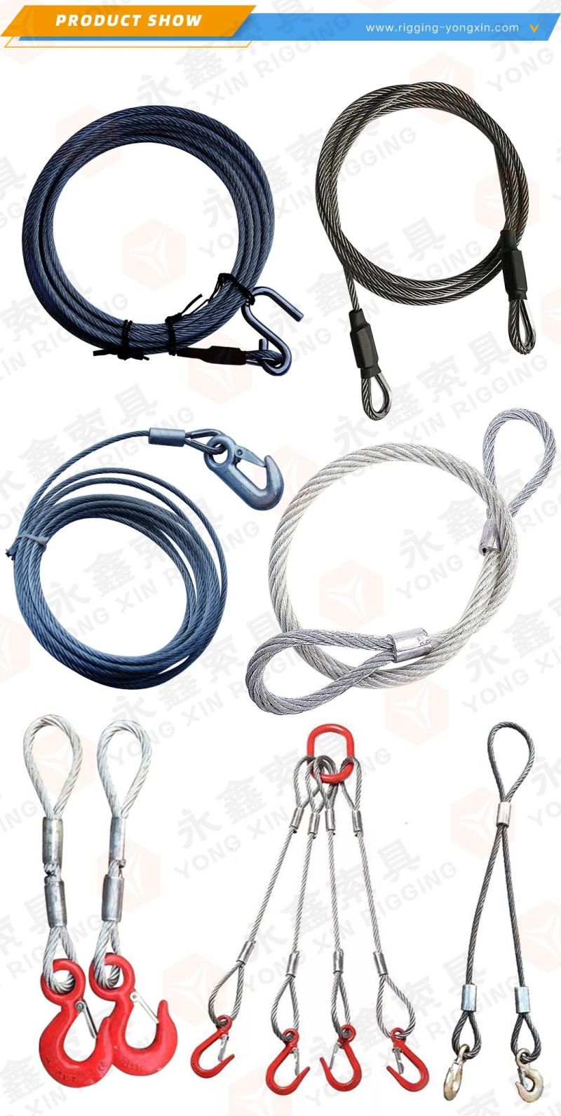 Good Quality Factory Directly Stainless Steel Wire Rope Sling