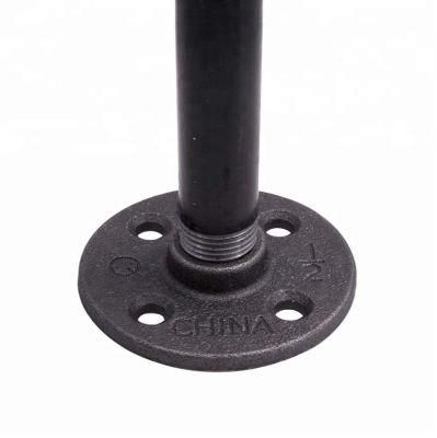 Malleable Bsp Threaded Floor Flange Hook for Cloth Brackets