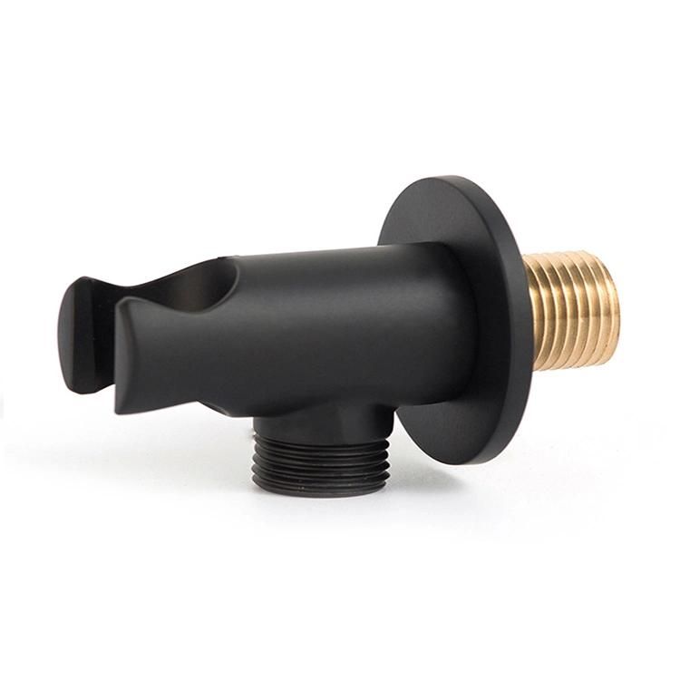 Black Shower Set Bracket Shower Holder for Easy Wall Mounted Installation