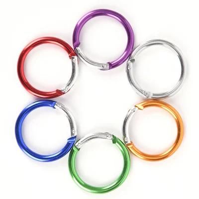 Fashion High Quality Metal Handbag Round Ring Carabiner