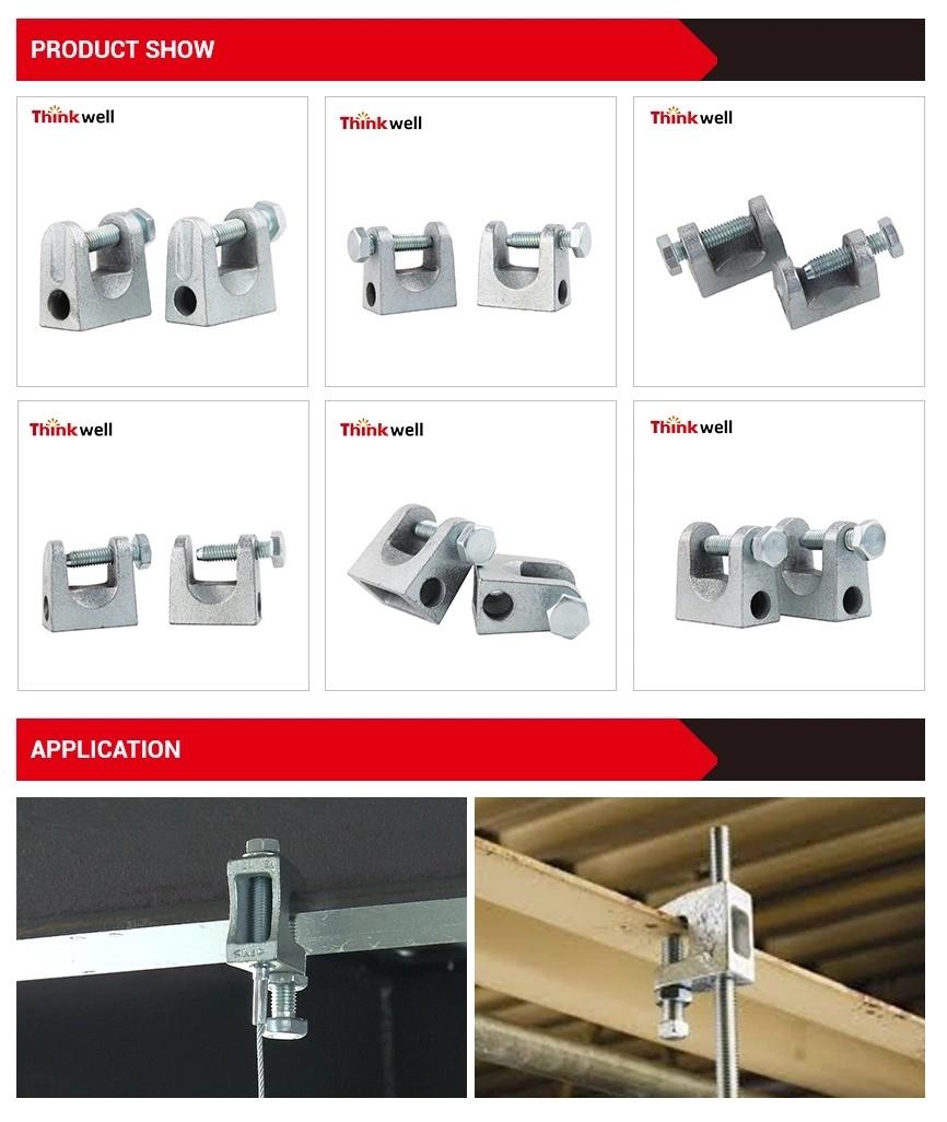 Chinese Factory Electrical Casting Malleable Iron Beam Clamp
