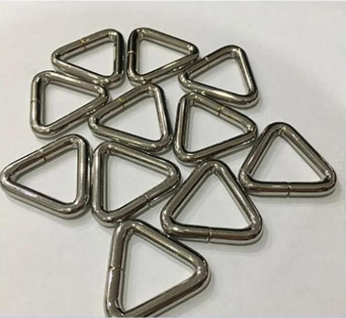 Stainless Steel Rigging Hardware Welded Triangle Ring with Cross Bar