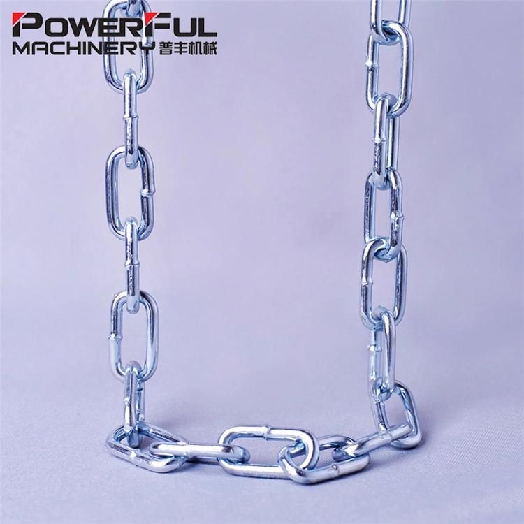 Factory Welded DIN764 Standard Galvanized Iron Medium Link Chain
