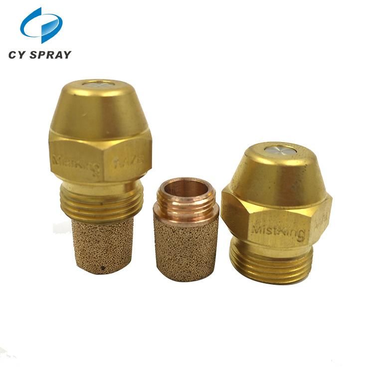 Brass Heating Oil Injector Fuel Mist Oil Burner Spray Nozzle