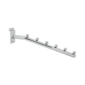 2019 New Product Metal Chrome Waterfall Display Hook for Slatwall Accessories