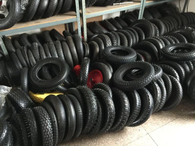 Good Quality High Load Capacity Solid Rubber Wheel (385X85mm)