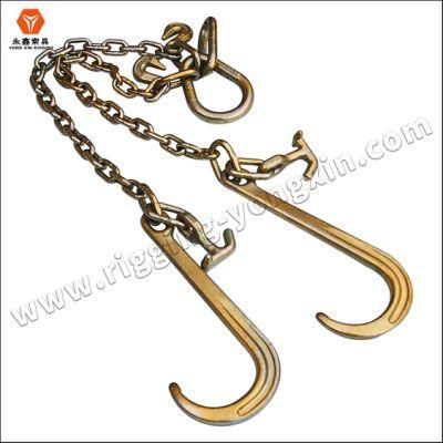 Towing Car Drag Chains G70 Trailer Safety Tow Chain with J Hook