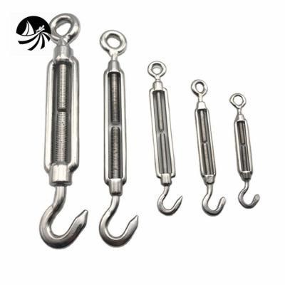 Factory Oc Type Turnbuckle Stainless Steel Marine Hardware Turnbuckle Hook and Eye Turnbuckle Boat Accessories M10