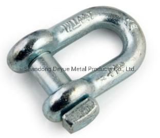 G210 Us Standard D Shackle with Screw Pin High Precision Made of Carbon Steel
