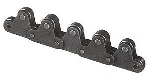 Double Pitch Chain with Top Rollers