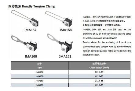 Anchor Clamps for Self Supporting LV-ABC Lines 4 Cores