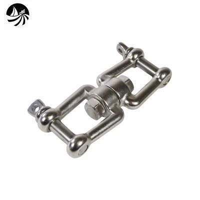 Stainless Steel Jaw X Jaw Swivel Shackle