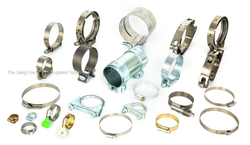 German Type Stainless Steel Hose Clamp with 12mm Bandwidth Abrazaderas