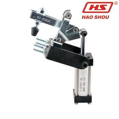 Haoshou HS-20820-a Air Powered Horizontal Pneumatic Hold Down Clamp From Taiwan for Furniture Industry