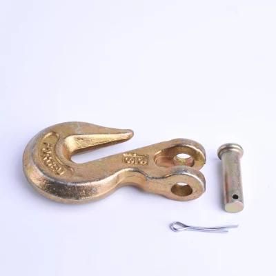 Clevis Grab Hook Forged Hook for Lifting Zinc Plated Steel Removable Hooks for Chains