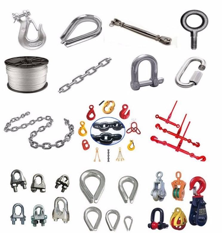 China Manufacturer G80 G100 Alloy Steel 20mn2a Galvanized Blacked En 818 Chain Welded Link Hoist Lifting Chain