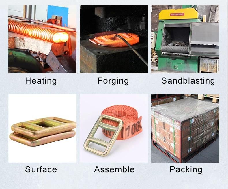 Forged Steel Galvanized One Way Lashing Buckle/Ring/Adjuster Buckle