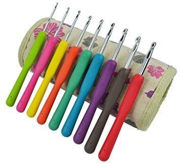 Inexpensive Aluminum Crochet Hook Set