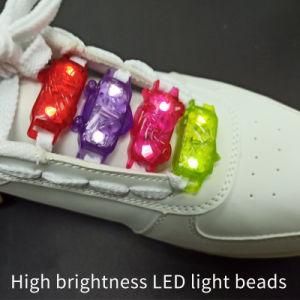 Fashion Design Colorful LED Luminous Shoelace Clamp