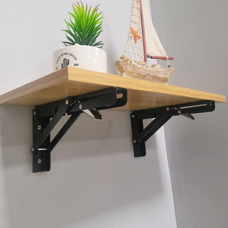 Folding Shelf Bracket for Mounting Wall Bracket