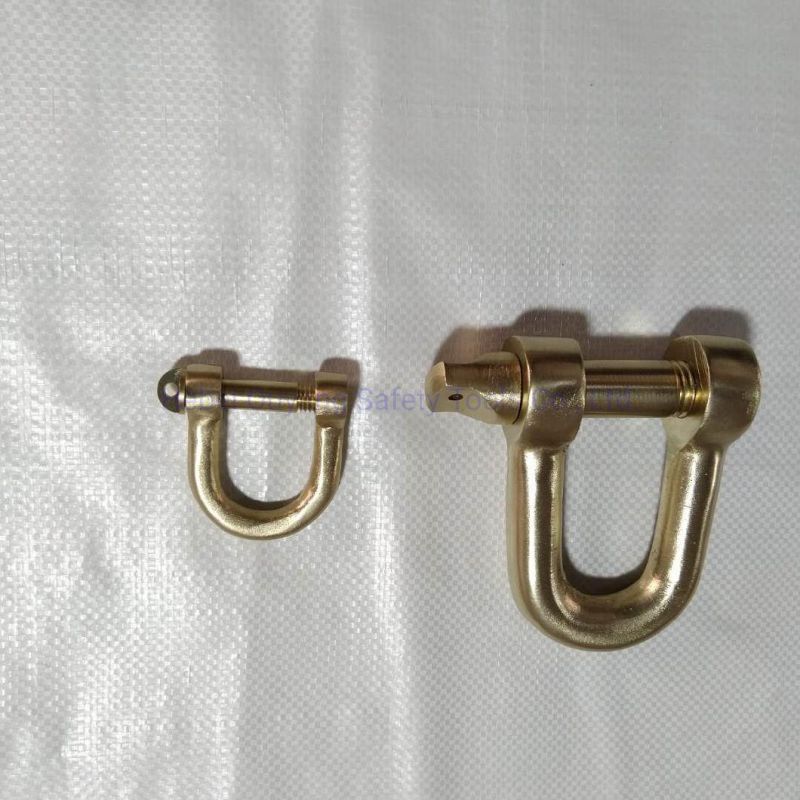 Non-Sparking Tools Shackle 1 Ton Capacity 30*40 mm Aluminum-Bronze Atex