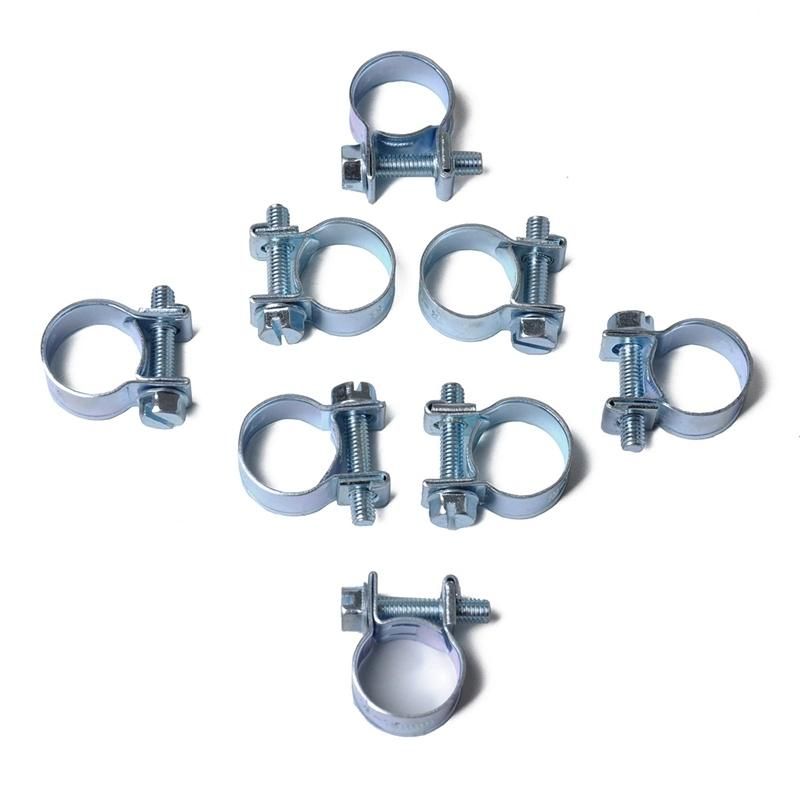 Factory 6-34mm Zinc Plated Stainless Steel Mini Bolt&Nut Clamp