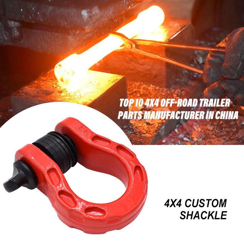 Bow Shackle off Road Shackles Heavy Duty Forged Steel Shackle
