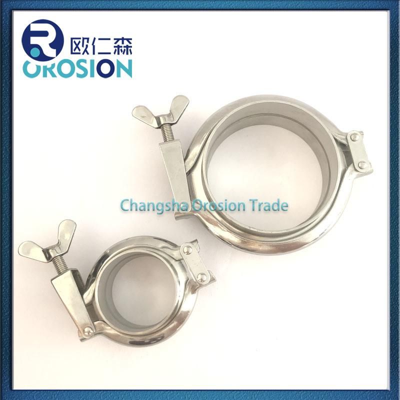 Sanitary Stainless Steel Tri Clamp Double Pin Clamp