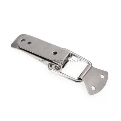 Stainless Steel Self-Lock Toggle Latch Spring Loaded Hasp Hardware Clip Draw Latch