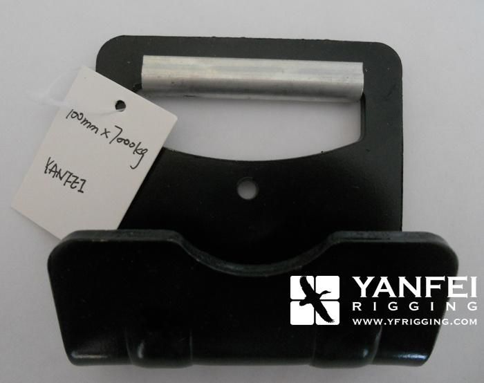 50mm 75mm Black Finish Flat Hook