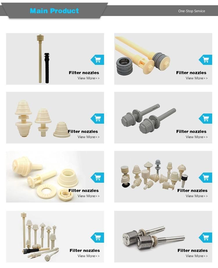 ABS PP Plastic Tower Sand Water Filter Nozzle Head and Wastewater Treatment Strainer