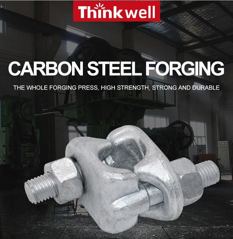 Thinkwell Forged HDG. Fist Grip Wire Rope Clip