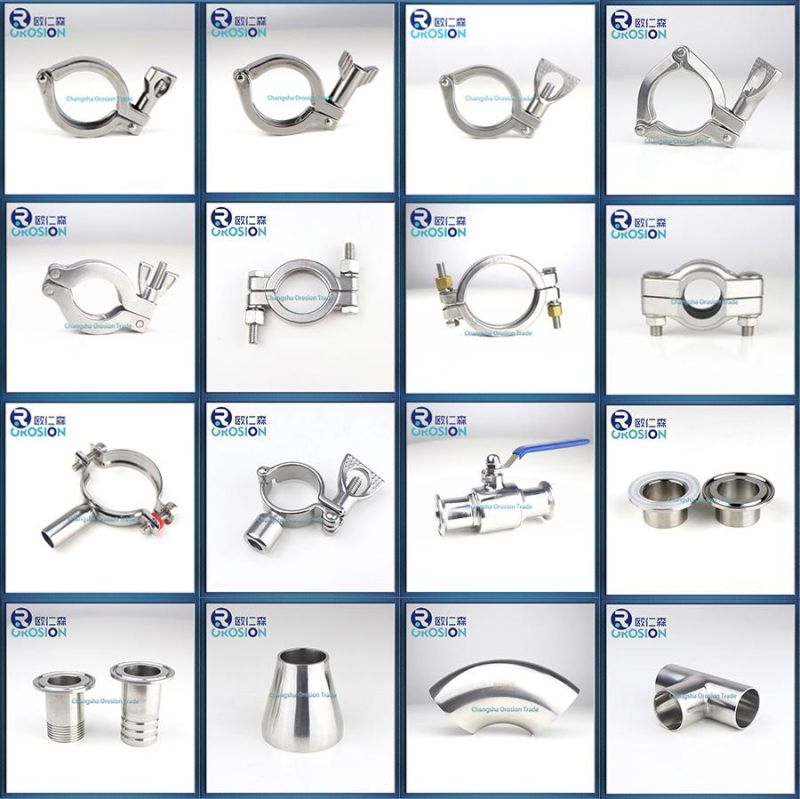 Sanitary Stainless Steel Tri Clamp Double Pin Clamp