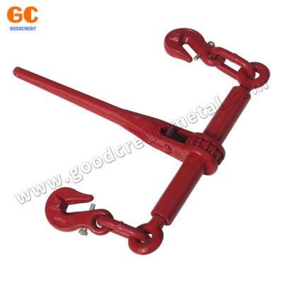 Standard Deep Red Ratchet Load Binder with Grab Hooks