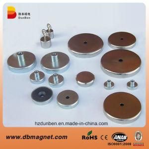 Znic Coating Thread Metal Magnetic Pot