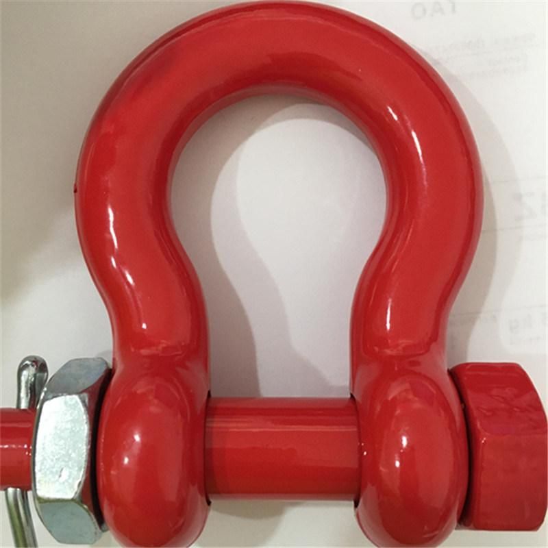 Color Painted Bolt Type Bow Shackle