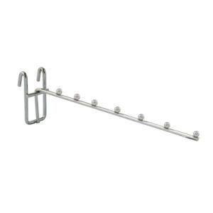 Chrome Display Hook for Supermarket Gridwall Display