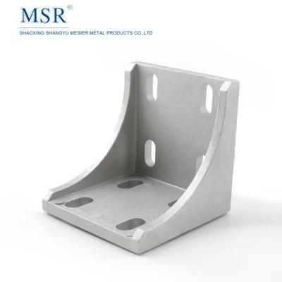 China Supplier Good Quality Die-Cast Aluminum 8 Hole Inside 8080b-8 Corner Bracket