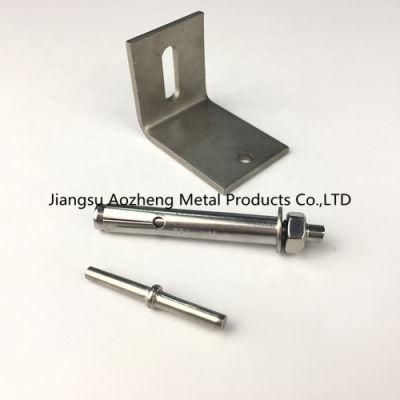 Hot Sale Stainless Steel Stone Cladding L Bracket with Anchor Bolt