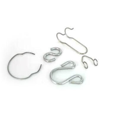 Metal Wire Flat Clip Simple Spring Hook