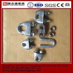 DIN 1142 Malleable Yellow Zinc Wire Rope Clip